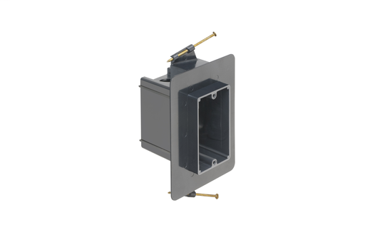 Product image for Arlington FN101FX 1-Gang Non-Metallic Vapor Outlet Box, Non-Gasketed, Nail-On, 22.8 cu.in