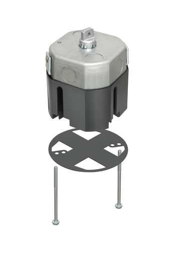 Product image for Arlington FBS428SC Steel Fan / Fixture T-Box for Suspended Ceiling Grids