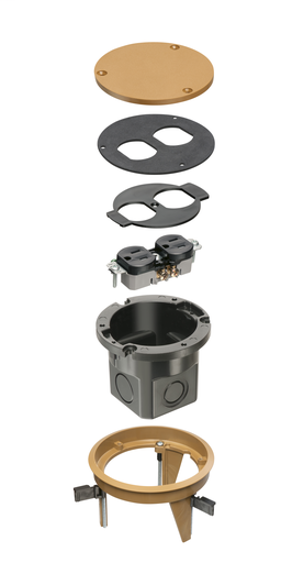 Product image for ARL FLB4360CA DROPIN FLOOR BOX CRML