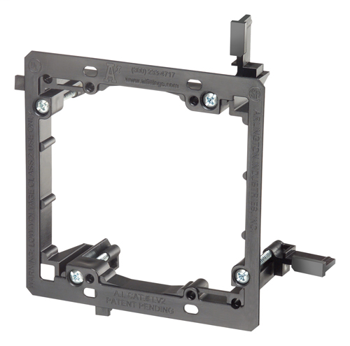 Arlington LV2HD 2-Gang Low Voltage Mounting Bracket w/ Mounting Wings Product image for Arlington LV2HD 2-Gang Low Voltage Mounting Bracket w/ Mounting Wings