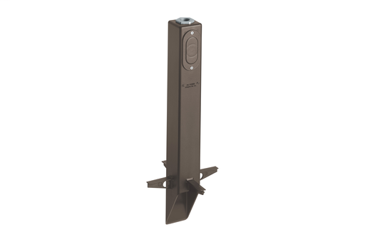 Product image for Arlington GPL19BR 19.5" Low-Profile Support Post for 3-Wire Fixtures, Bronze