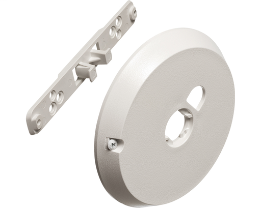 Arlington CAM KIT, desinged for mounting security cameras. Universal bracket mounts to 3-1/2" and 4" round or actoganal boxes and single gang device boxes.