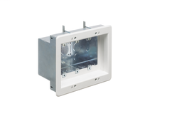 Arlington TVBS507 3-Gang Recessed Steel TV Box, White Trim