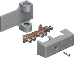 Arlington GBB5P Bronze Intersystem Grounding Bridge, Bronze w/ PVC Adaptor, Cover