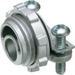 Arlington 8401 1/2" Cable Connector, Flex/AC/MC/NM, Zinc Die-Cast