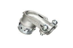 Arlington 850ST 3/8" 90deg Snap-Tite Connector, Flex/AC/MC, Zinc Die-Cast