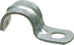 Product image for Arlington 372 1" EMT 1-Hole Conduit Strap, Steel