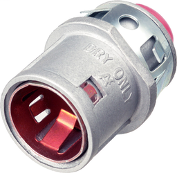 Arlington 40AST 1/2" Snap&#178;It Snap-In Insulated Connector, Flex/AC/MC, .485 to .612