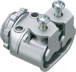 Arlington SG3838 3/8" Saddlegrip&#174; Duplex Connector, Flex/AC/MC/HCF, Zinc Die-Cast