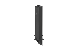 Arlington GP26B 26" Support Post for Outdoor Light Fixture / GFCI, Black