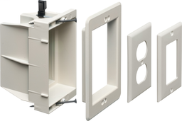 Arlington DVFR1W 1-Gang Indoor IN BOX&#8482; Recessed Electrical Box, 21 cu.in, White