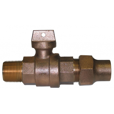 76107C 1 BALL CURB FLARE X MNPT - NL