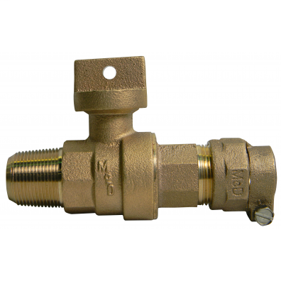 74101B-22 3/4 BALL CORP/CURB AWWA X CTS - NL