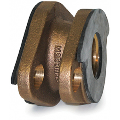 710J67DH X1.00 METER FLANGE ADPTR - 1 THK - DUAL HOLE-NL