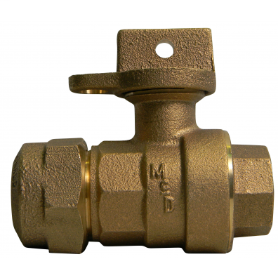 76102W-3Q 3/4X3/4X1 BALL CURB PEP X FNPT - NL