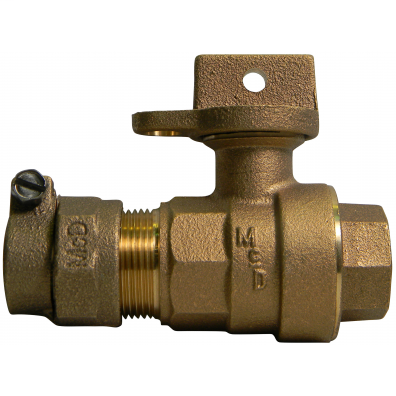 76102W-33 3/4X5/8X3/4 BALL CURB PEP X FNPT - NL