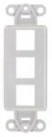 Faceplates and Panels - KeyConnect Deco Adapter 3 Port