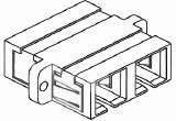 Modular Connectors - SC Duplex flanged adapter