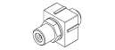 Modular Connectors - MDVO insert 1-Port F Connector