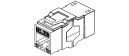 Modular Connectors - CAT6+ KeyConnect RJ45 Coupler