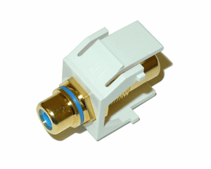 Faceplates and Panels - KeyConnect RCA Blue Coupler F/F