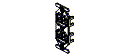 Faceplates and Panels - MDVO 106 Adapter 4 Port