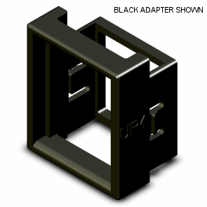 Faceplates and Panels - KeyConnect Adapter Bezel for CommScope hardware