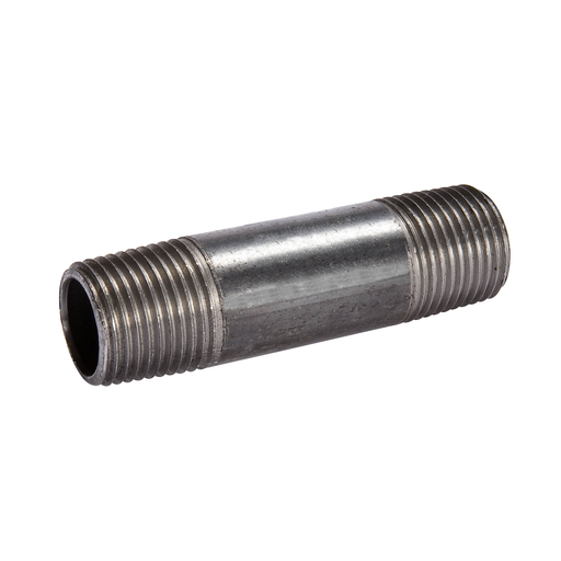 Nipple Blk 1/4 X 3