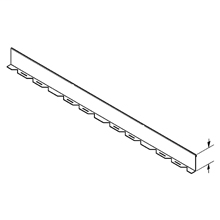 Product image for B-LINE 75A-90HBFL HORIZONTAL BEND BARRIER