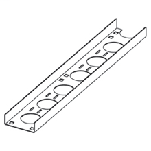 Product image for B-Line 99-1125 CHANNEL CABLE TRAY BUSHING, SNAP-IN, PLASTIC
