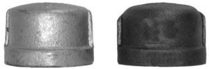 1-1/2" CAP - BLACK