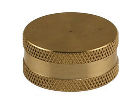 NL BRASS - DOUBLE KNURL CAP