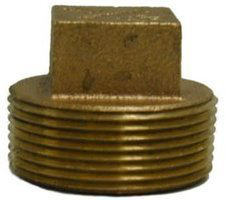 1/2" BRNZE NO LEAD SOLID PLUG