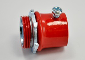 232-SR - 1" Fire Alarm EMT connector, steel.