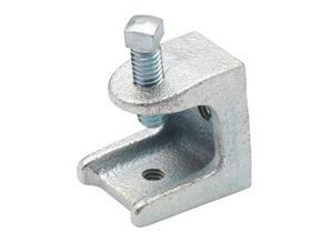 Clamp, Beam, Insulator Support, Malleable Iron, Tap Size (UNC) 1/4-20, 125 lbs Max Load.