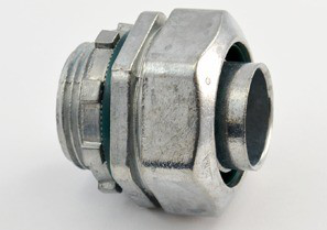 Connector, Liquid Tight, Zinc Die Cast, Insulated Throat, Size 1 Inch