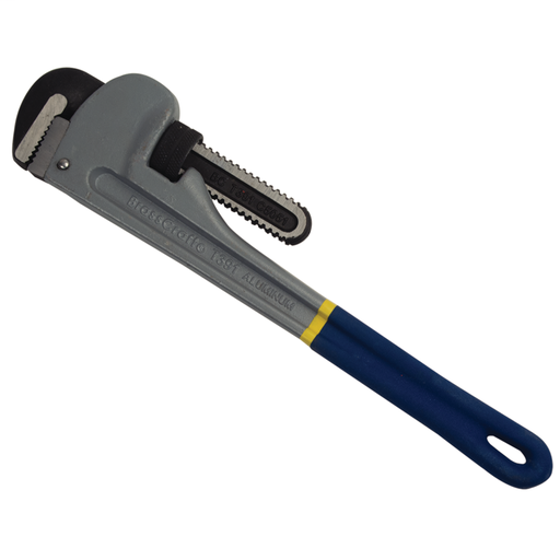 T433 14 in. Aluminum Pipe Wrench w/ Comfort-grip Handle