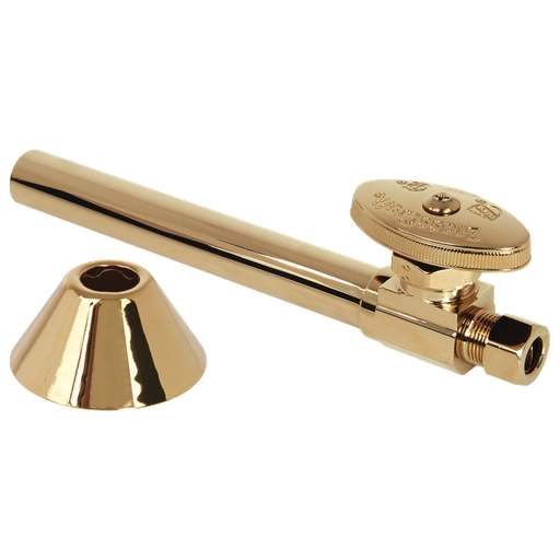 CS41BX C 1/2 in. Nom Sweat x 3/8 in. O.D. Comp With Bell Escutcheon