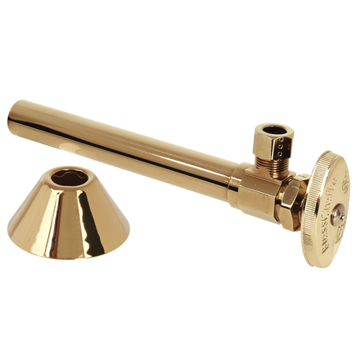 CS40BX NP 1/2 in. Nom Sweat x 3/8 in. O.D. Comp With Bell Escutcheon
