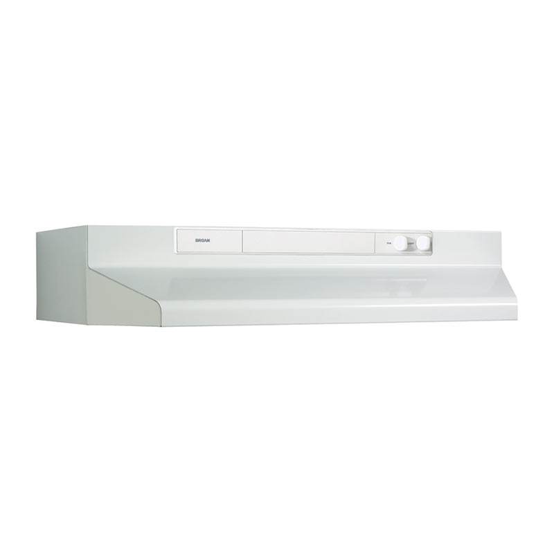 30" 220 CFM White-on-White Under-Cabinet Range Hood