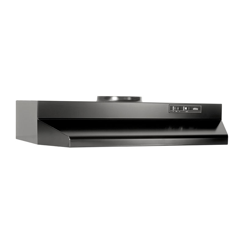 30", Black, Under-Cabinet Hood, 190 CFM