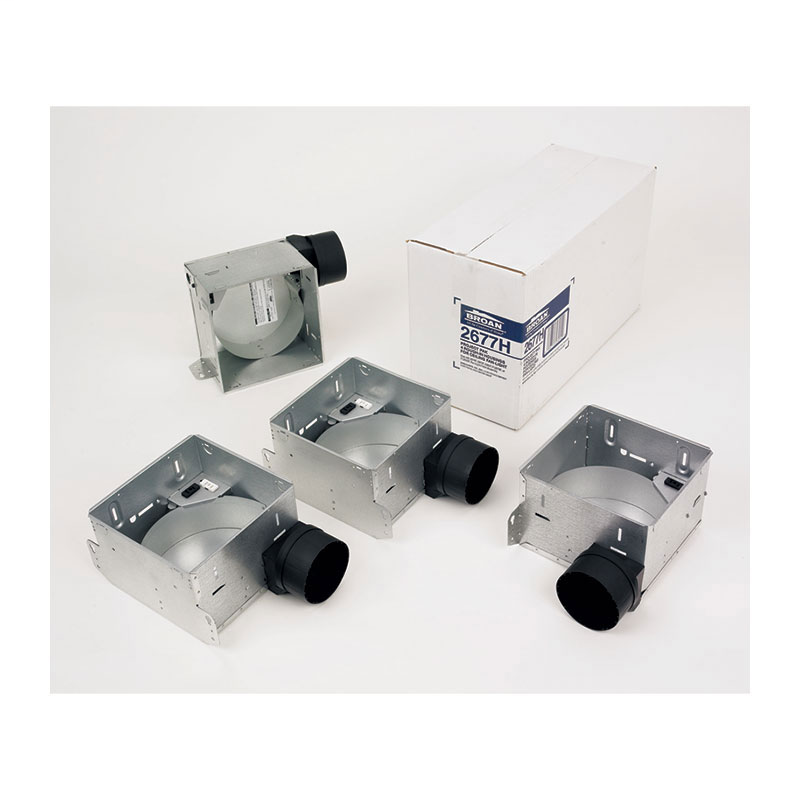 Broan 2677H Size 8 x 8-1/4 x 5-3/4 Inch 100 W Ventilation System Housing Pack Broan 2677H Size 8 x 8-1/4 x 5-3/4 Inch 100 W Ventilation System Housing Pack