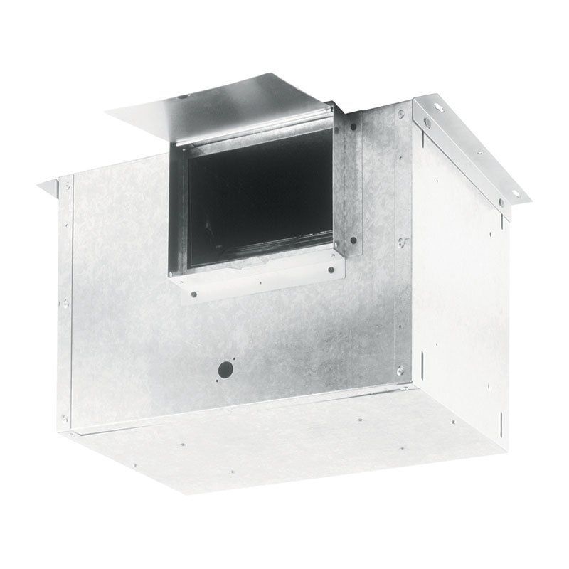 In-Line Ventilator; 1214 CFM Straight Through, 6.7 Sones; 1076 CFM Right Angle, 3.5 Sones. 120V