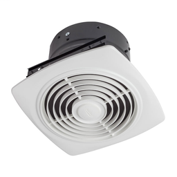 Broan 504 1.7 Amp 120 Volt 350 CFM 6.5 Sones 13-1/2 Inch White Polymeric Square Grille Exhaust Fan