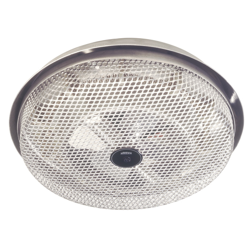 Product image for Broan 157 120 Volt 1250 W 10.7 9-13/16 x 1-3/4 Inch Aluminum Satin Grille Ceiling Heater