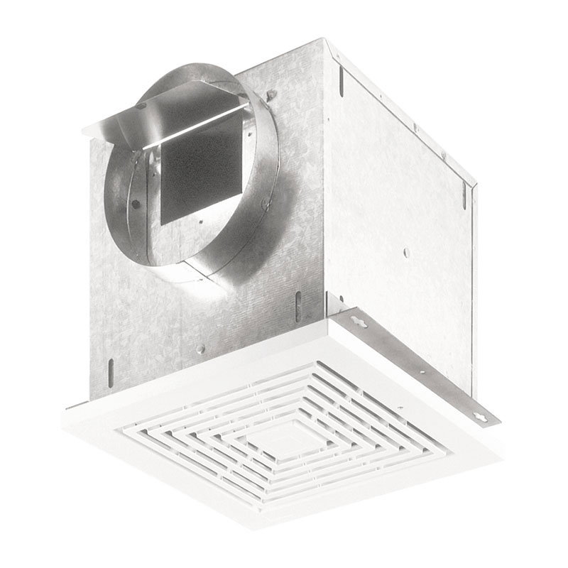 Broan L250 2.1 Amp 120 Volt 259 CFM 2.2 Sones 14 Inch White Polymeric Square Grille High Capacity Ventilator Broan L250 2.1 Amp 120 Volt 259 CFM 2.2 Sones 14 Inch White Polymeric Square Grille High Capacity Ventilator