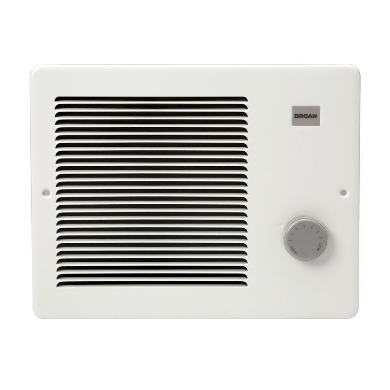 Product image for Broan 178 8.3 Amp 240 Volt 2000 W 12 x 9-1/4 Inch White Grille Wall Heater