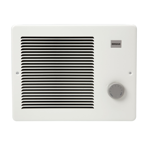 Product image for Broan 178 8.3 Amp 240 Volt 2000 W 12 x 9-1/4 Inch White Grille Wall Heater