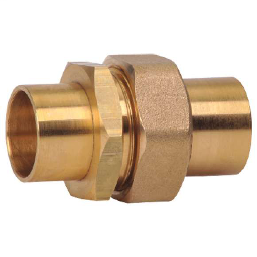 NA12154 Sweat Union Fitting 1" sweat union, 1" union thread nut