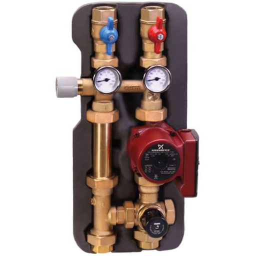 163610A HydroMixer™ (thermostatic fixed temperature mixing unit) 1" NPT outlet for left-side flow